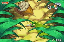 une photo d'Ã©cran de The Legend of Zelda - The Minish Cap sur Nintendo Game Boy Advance